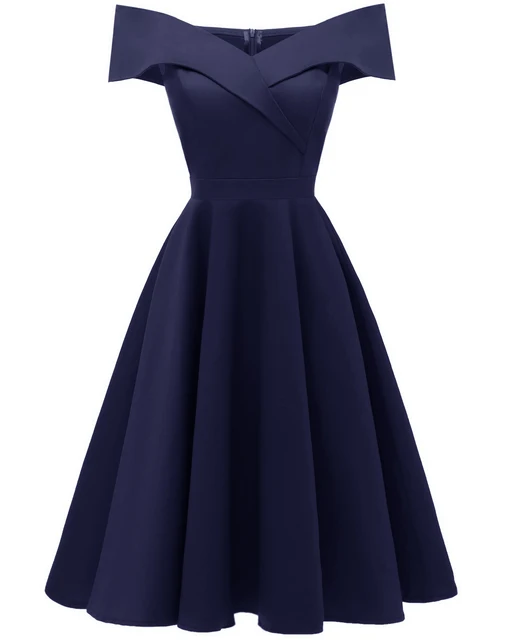Elegant Off-shoulder Blue Dresses | Free Shipping!